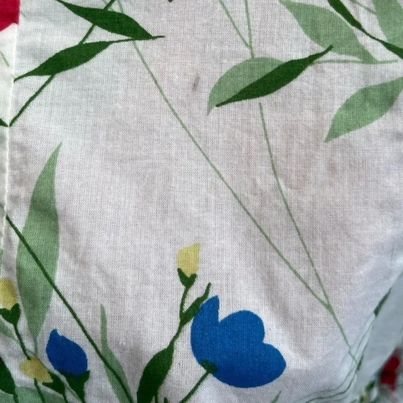DOROTHY PERKINS FLORAL PEPLUM TANK COTTAGECORE BOTANICAL GARDEN PARTY - SIZE 18 - Picture 11 of 14